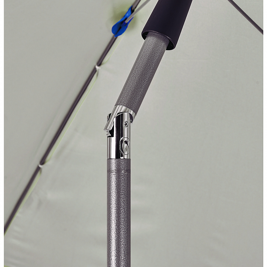 Shax 6100 Lightweight Work Umbrella, 90" Span, 92" Long, Blue Canopy (12964)