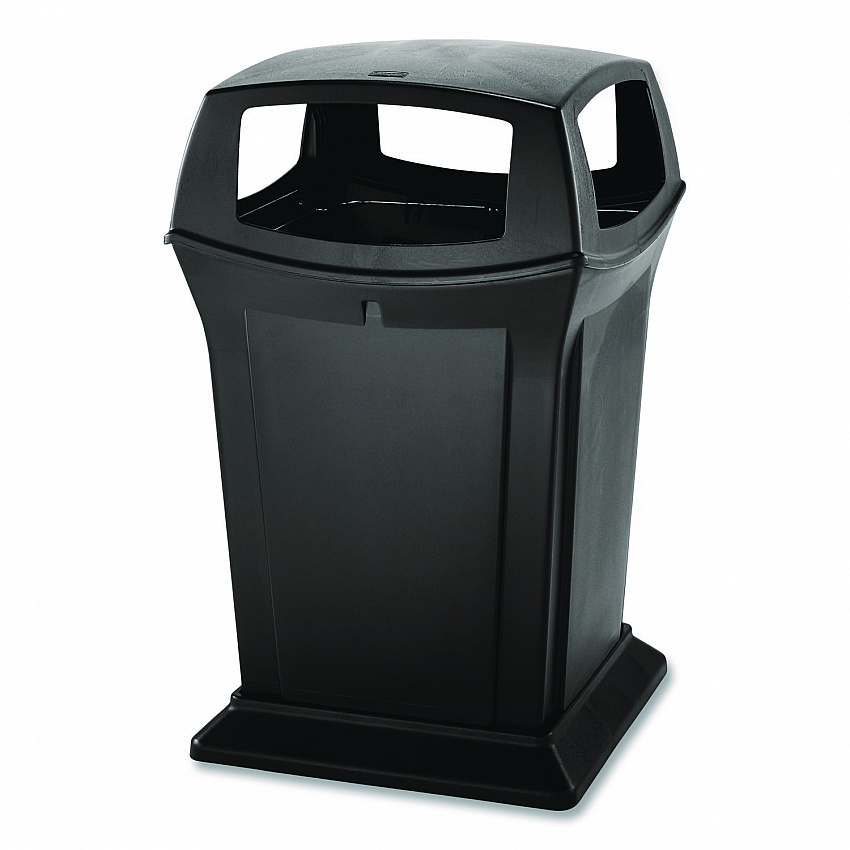 Ranger Fire-Safe Waste Container, 45 gal, Structural Foam, Black (917388BLA)