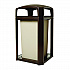 Landmark Series Classic Dome Top Container, 50 gal, Plastic, Sable (3975SAB)