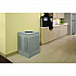 Designer Line Silhouettes Waste Receptacle, 20 gal, Steel, Silver Metallic (SC18EPLSM)