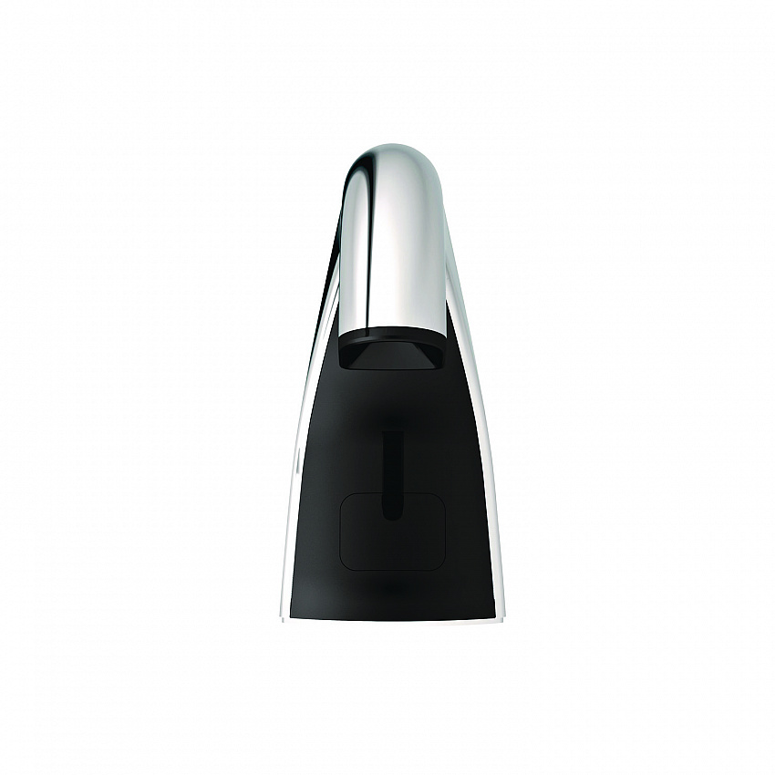 TC OneShot Dispenser, 1,600 mL, 6.8 x 9.8 x 13.8, Polished Chrome/Black (401310)