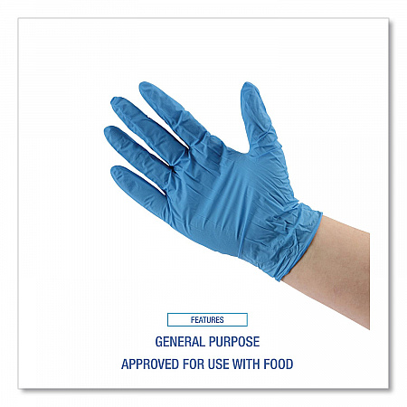 395 Series Disposable General-Purpose Nitrile Gloves, Powder-Free, X-Large, 5 mil Thick, 9.5