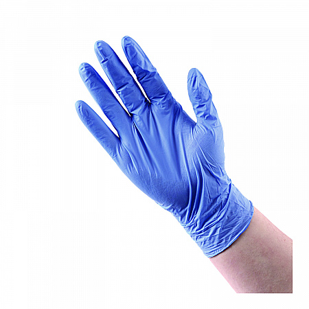 380 Series Disposable General-Purpose Nitrile Gloves, Powder-Free, Small, 4 mil Thick, 9.5