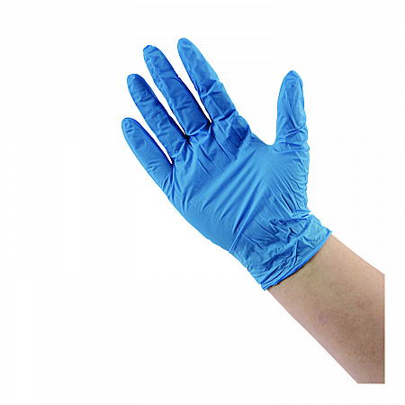 395 Series Disposable General-Purpose Nitrile Gloves, Powder-Free, Large, 5 mil Thick, 9.5