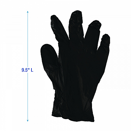 396 Series Disposable General-Purpose Nitrile Gloves, Powder-Free, Medium, 4.4 mil Thick, 9.5