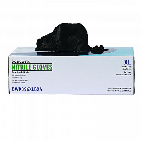 396 Series Disposable General-Purpose Nitrile Gloves, Powder-Free, X-Large, 4.4 mil Thick, 9.5