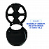 Single Jumbo Toilet Tissue Dispenser, 11 x 6.25 x 12.25, Black (1519)
