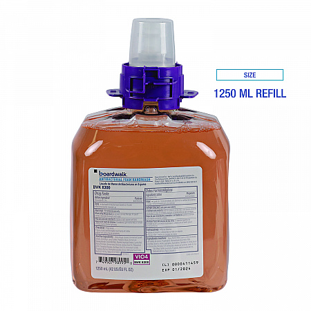 Foam Antibacterial Handwash, Fresh Fruit Scent, 1,250 mL Refill, 4/Carton (8300)