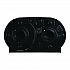 Jumbo Twin Toilet Tissue Dispenser, 20.25 x 6 x 12.25, Black (1529)