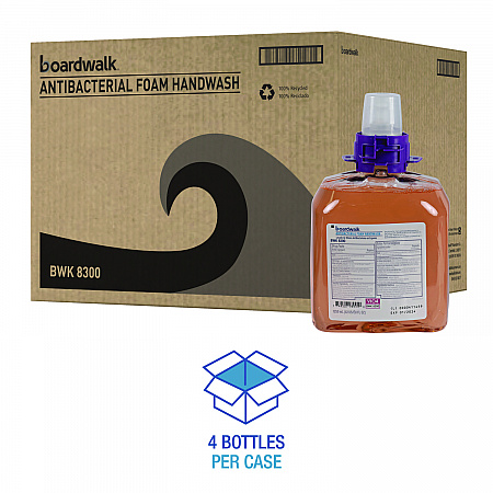Foam Antibacterial Handwash, Fresh Fruit Scent, 1,250 mL Refill, 4/Carton (8300)