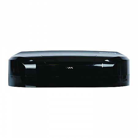 Jumbo Twin Toilet Tissue Dispenser, 20.25 x 6 x 12.25, Black (1529)