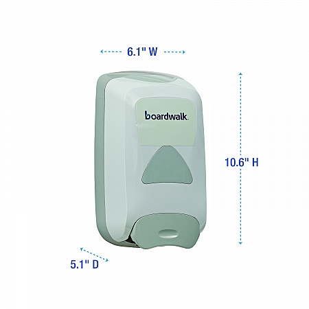 Manual Liquid Soap Dispenser, 1,250 mL, 6.1 x 10.6 x 5.1, Gray (8350)