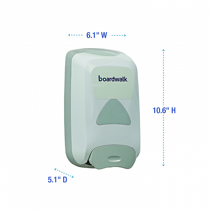 Manual Liquid Soap Dispenser, 1,250 mL, 6.1 x 10.6 x 5.1, Gray (8350)