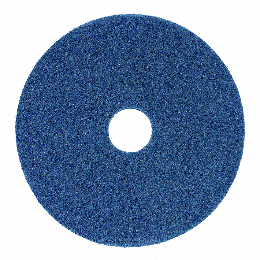 Scrubbing Floor Pads, 14" Diameter, Blue, 5/Carton (4014BLU)