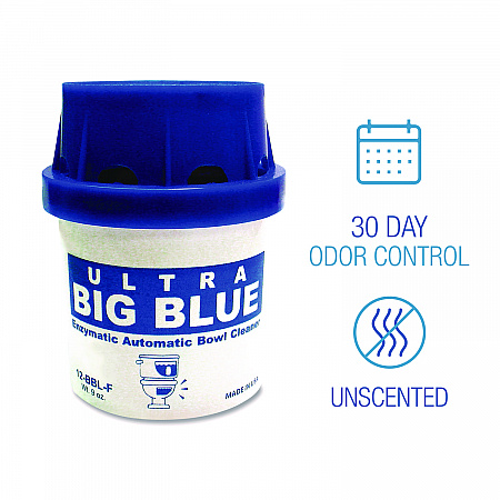 In-Tank Blue Automatic Toilet Bowl Cleaner, Unscented, 9 oz Canister, 12/Box (ABCBX)