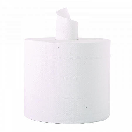 Center-Flow Perforated Paper Towel Roll, 7.3 x 15, White, 6 Rolls/Carton (1420B)