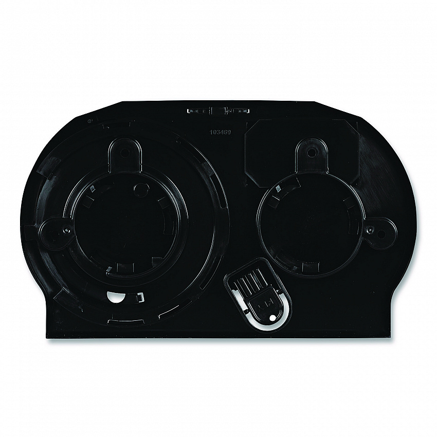 Standard Twin Toilet Tissue Dispenser, 13 x 6.75 x 8.75, Black (1502)