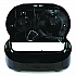 Standard Twin Toilet Tissue Dispenser, 13 x 6.75 x 8.75, Black (1502)