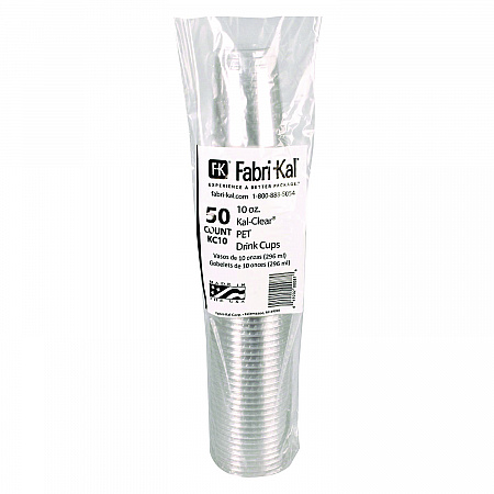 Kal-Clear PET Cold Drink Cups, 10 oz, Plastic, Clear, 50/Bag, 20 Bags/Carton (KC10)