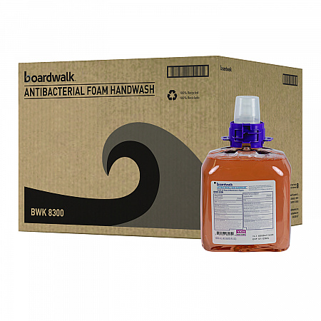 Foam Antibacterial Handwash, Fresh Fruit Scent, 1,250 mL Refill, 4/Carton (8300)