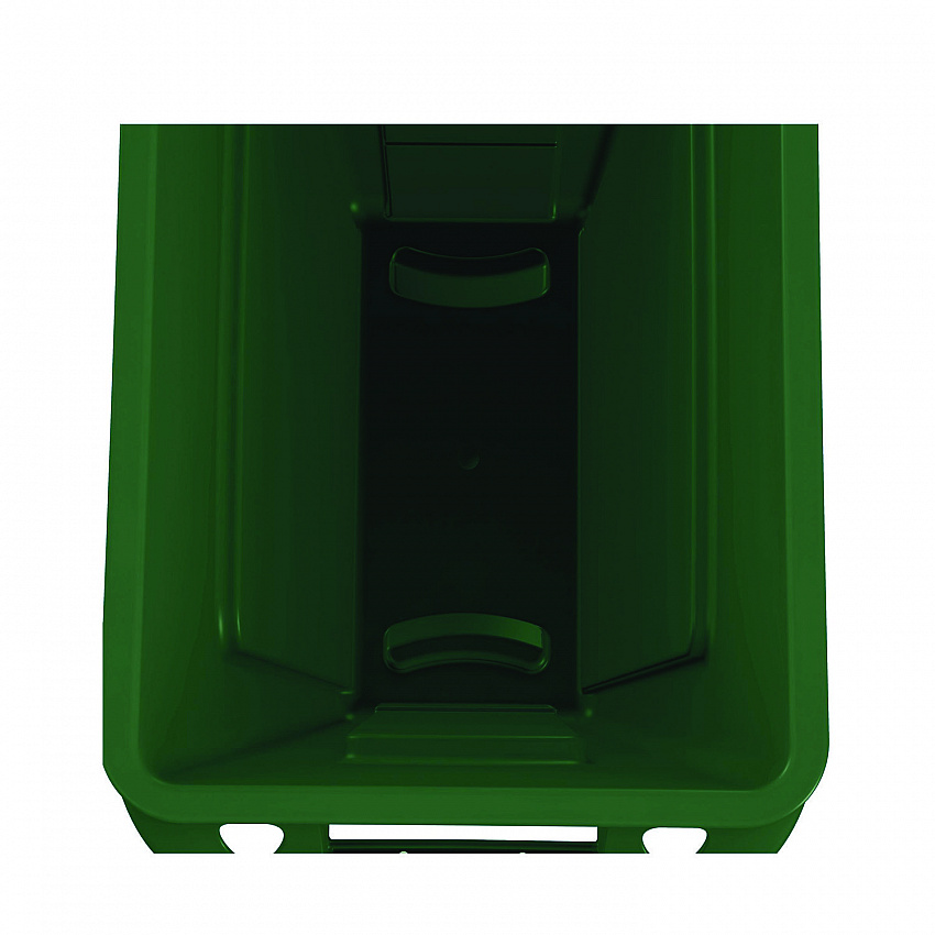 Slim Jim Plastic Recycling Container with Venting Channels, 23 gal, Plastic,  Green (354007GN)