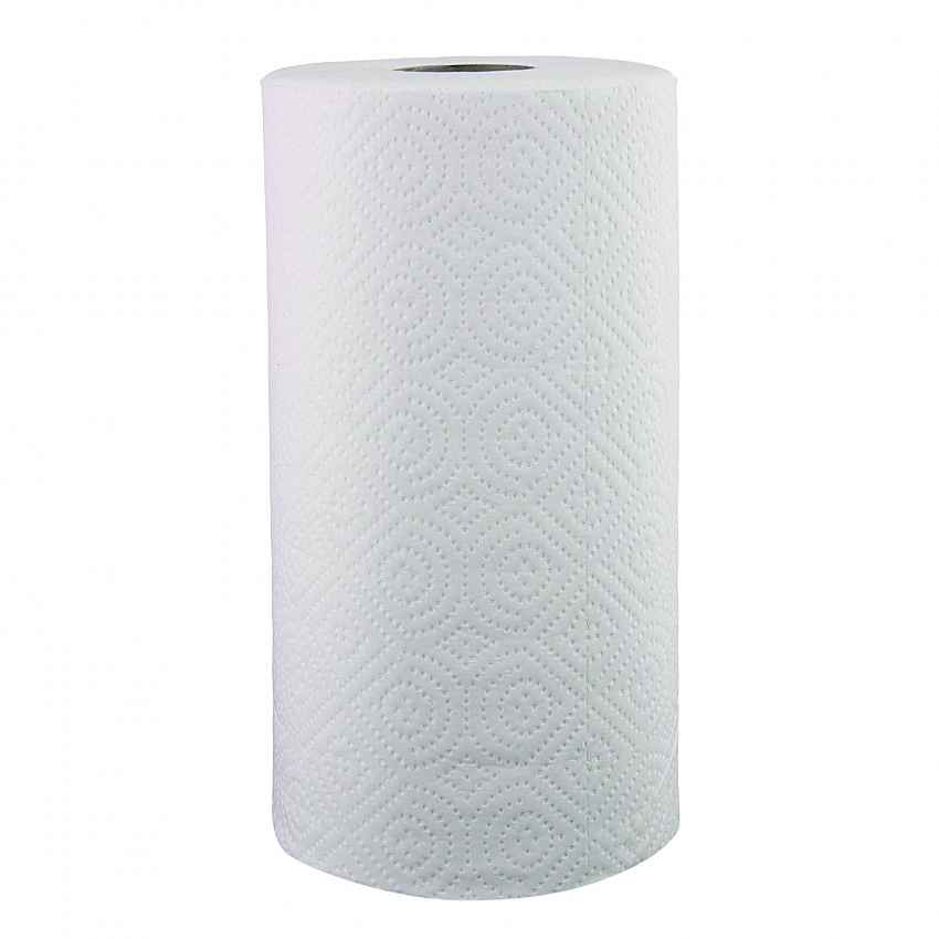 Kitchen Roll Towel, 2-Ply, 11 x 8.5, White, 250/Roll, 12 Rolls/Carton (6273)