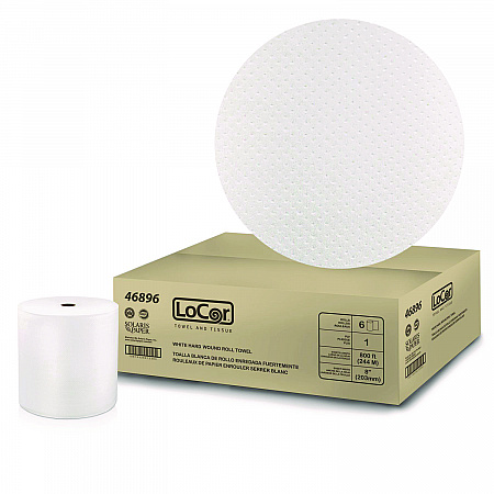Hard Wound Roll Towel, 1-Ply, 8