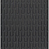 Crown-Tred Indoor/Outdoor Scraper Mat, Black Loop-Twist Ribbed Rubber Surface, 35.5