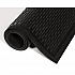 Crown-Tred Indoor/Outdoor Scraper Mat, Black Loop-Twist Ribbed Rubber Surface, 43.75