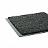 Rely-On Olefin Indoor Wiper Mat, Rectangular, Charcoal Gray Cut Pile Surface, 36