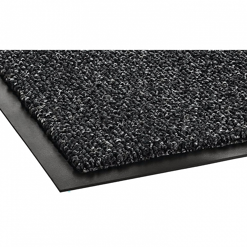 Cross-Over Wiper/Scraper Mat, Rectangular, Gray Carpeted Surface, 36" x 60" (CS0035GY)