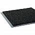 Cross-Over Wiper/Scraper Mat, Rectangular, Gray Carpeted Surface, 36