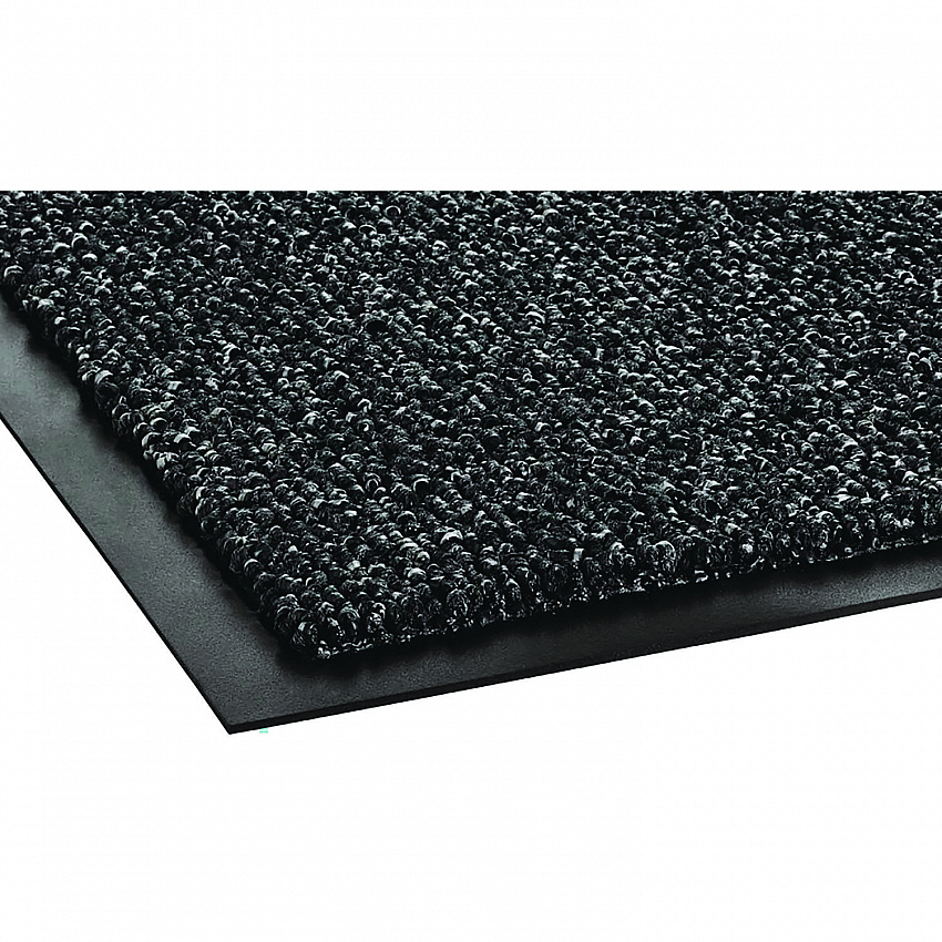 Cross-Over Wiper/Scraper Mat, Rectangular, Gray Carpeted Surface, 48" x 72" (CS0046GY)