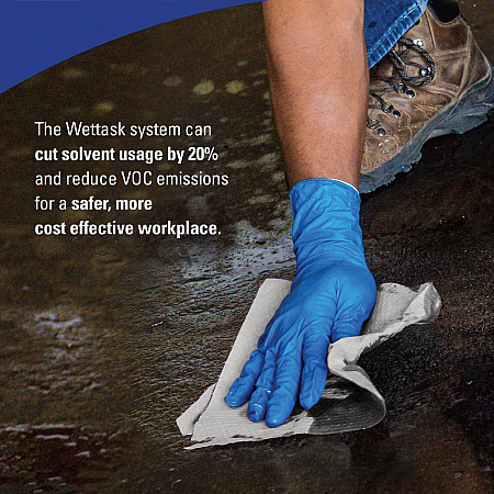 WetTask Customizable Wet Wiping System, 3.5 gal, Blue, 2/Carton (09361)
