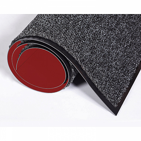 Marathon Wiper/Scraper Mat, Rectangular, Anthracite/Black Textured Needle-Punch Surface, 48
