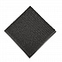 Needle-Rib Wiper/Scraper Mat, Rectangular, Charcoal Gray Ribbed Surface, 36