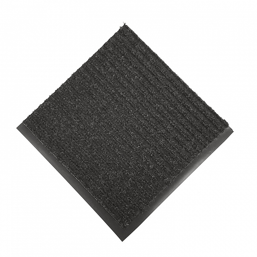 Needle-Rib Wiper/Scraper Mat, Rectangular, Charcoal Gray Ribbed Surface, 36" x 48" (NR0034CH)