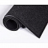 Needle-Rib Wiper/Scraper Mat, Rectangular, Charcoal Gray Ribbed Surface, 36