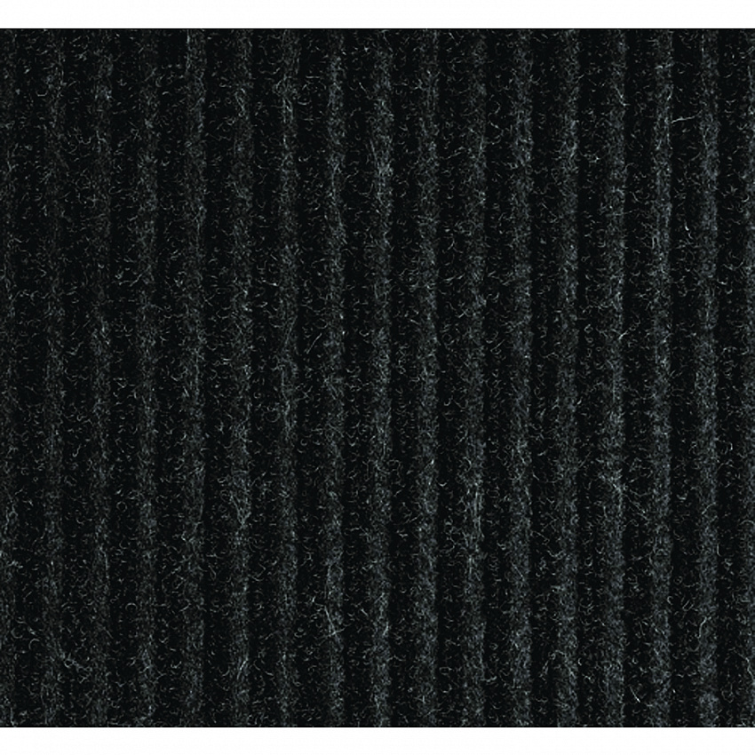 Needle-Rib Wiper/Scraper Mat, Rectangular, Charcoal Gray Ribbed Surface, 36" x 60" (NR0035CH)