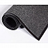 Needle-Rib Wiper/Scraper Mat, Rectangular, Gray Ribbed Surface, 36