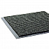 Needle-Rib Wiper/Scraper Mat, Rectangular, Gray Ribbed Surface, 36