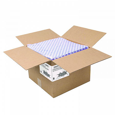 Grease-Resistant Food Wrap, 12 x 12, Blue Check, 5,000/Carton (WG01014)