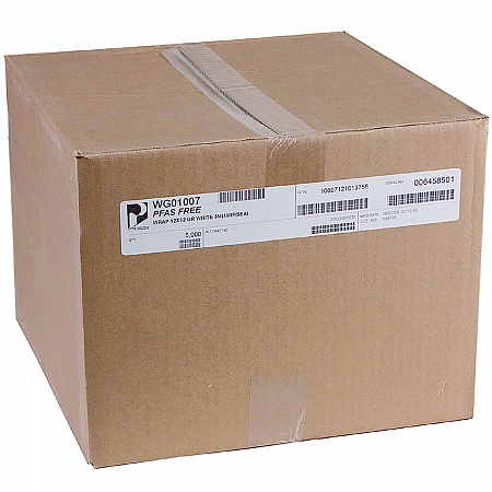 Grease-Resistant Food Wrap, 12 x 12, White, 5,000/Carton (WG01007)