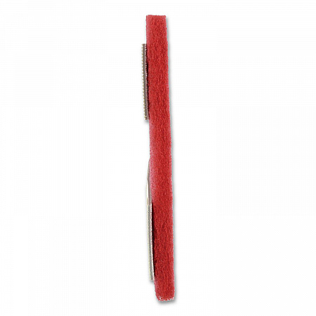 Diamond TZ Abrasive Pads, 1.12 3 x 3, Red, 16/Carton (TRIZTZRED4)