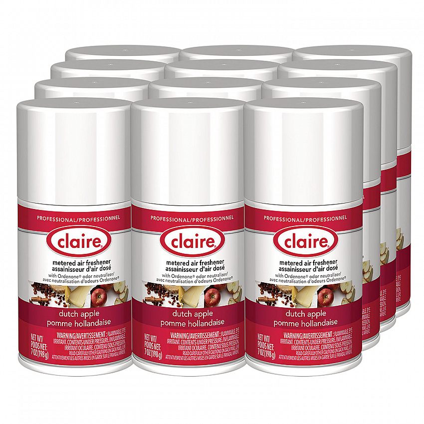 Metered Air Freshener, Apple, 7 oz Aerosol Spray, 12/Carton (104)