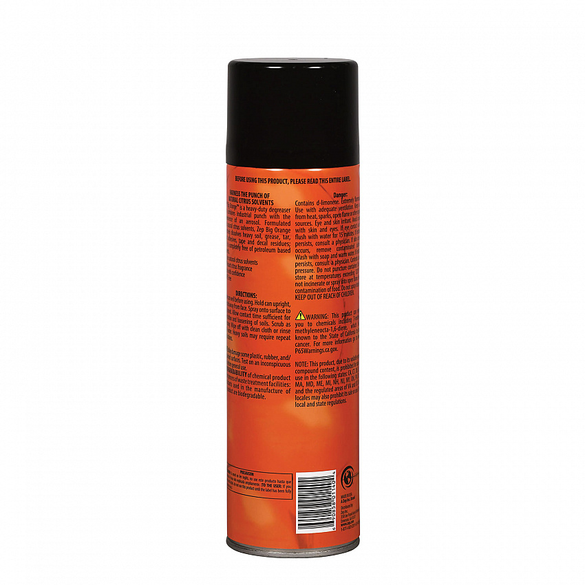 Big Orange Aerosol, Citrus Scent, 15 oz Aerosol Spray, 12/Carton (11401)