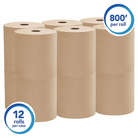 Essential Hard Roll Towels for Business, 1-Ply, 8