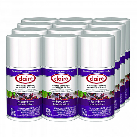 Metered Air Freshener, Mulberry, 7 oz Aerosol Spray, 12/Carton (106)
