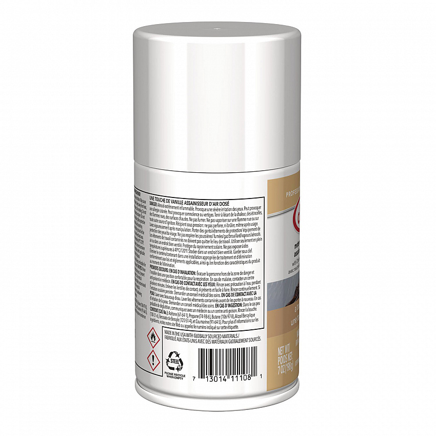 Metered Air Freshener, Vanilla, 7 oz Aerosol Spary, 12/Carton (108)