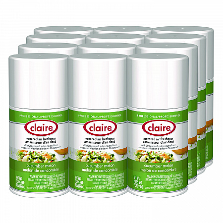 Metered Air Freshener, Cucumber Melon, 7 oz Aerosol Spray, 12/Carton (109)